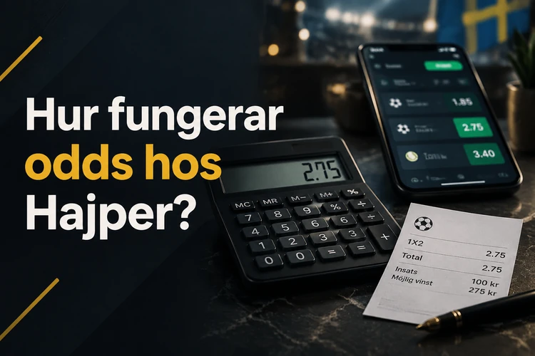 Hur fungerar odds hos Hajper?