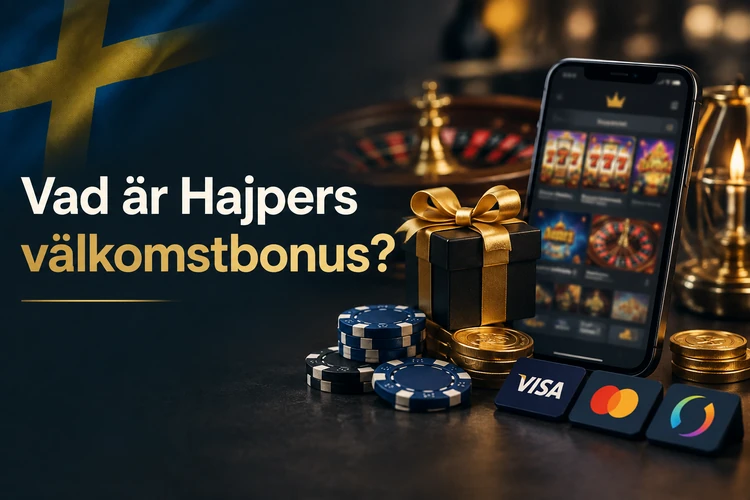 Vad är Hajpers välkomstbonus?
