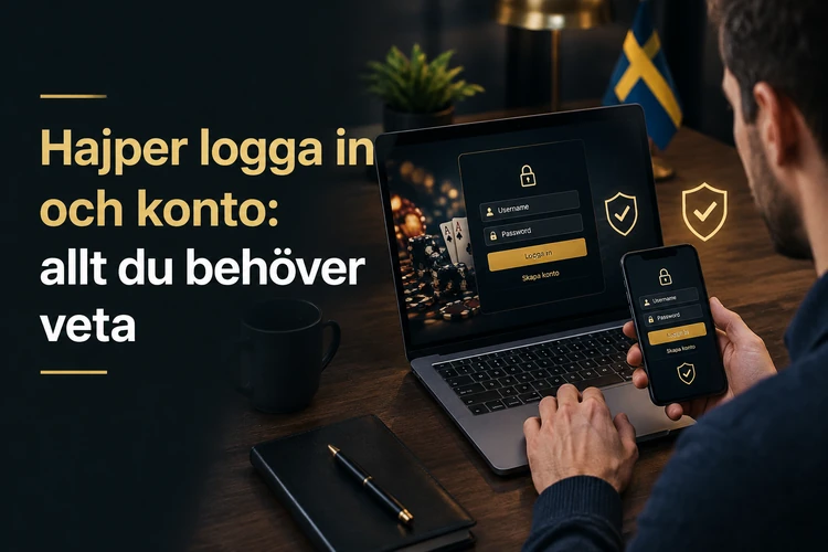 Hajper logga in och konto: allt du behöver veta