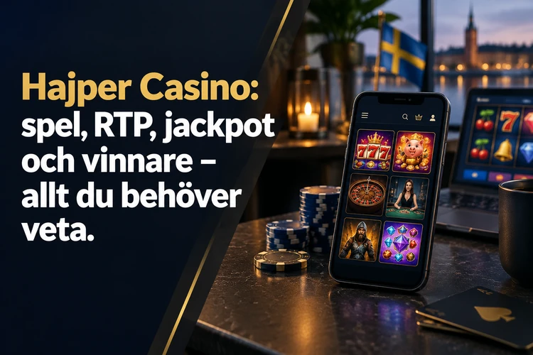 Hajper Casino: spel, RTP, jackpot och vinnare - allt du behöver veta
