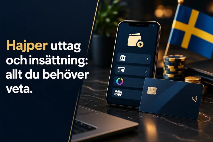 Hajper uttag och insättning : allt du behöver veta