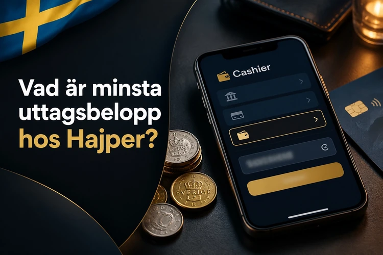 Vad är minsta uttagsbelopp hos Hajper?